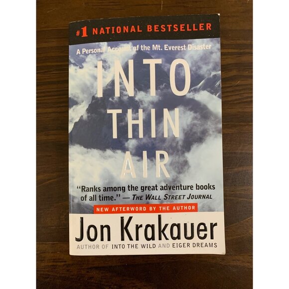 Into Thin Air by Jon Krakauer (Author, Photographer) Paperback LS15 - Picture 1 of 3